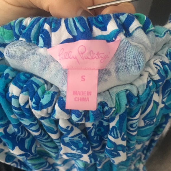 Lilly Pulitzer Flor strapless ruffle dress - Picture 3 of 3